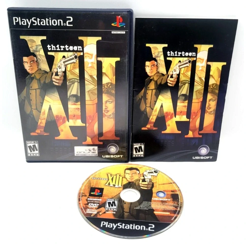 XIII Thirteen 13 PlayStation 2 PS2 CIB COMPLETE IN BOX